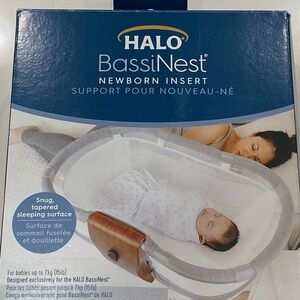 Halo Mesh Fabric Newborn Insert in White
